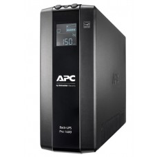 Источник бесперебойного питания APC Back-UPS Pro BR 1600VA/960W, 8xC13 Outlets(2 Surge & 6 batt.), AVR, LCD, Data/DSL protect, 10/100 Base-T, USB, PCh, user repl. batt., 2 y warr.