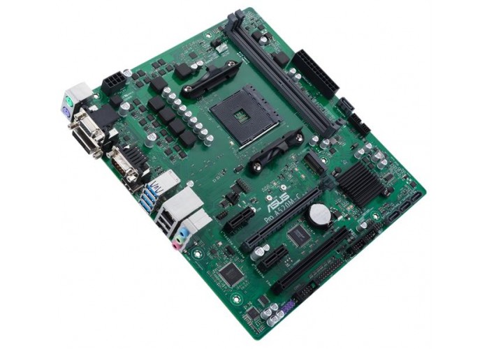 Материнская плата ASUS PRO A520M-C/CSM, Socket AM4, A520, 2*DDR4, D-Sub+HDMI-DVI, SATA3 + RAID, Audio, Gb LAN, USB 3.2*6, USB 2.0*6, COM*1 header (w/o cable), mATX ; 90MB1550-M0EAYC