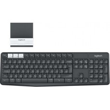 Клавиатура Logitech Wireless Keyboard K375s, Bluetooth, Multi-Device, [920-008184]