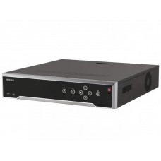  HiWatch  16-ти канальный IP-видеорегистраторВидеовход: 16 каналов; аудиовход: двустороннее аудио 1 канал RCA; видеовыход: 1 VGA до 1080Р, 1 HDMI до 4К; аудиовыход: 1 канал RCA.Входящий поток 160Мб/с