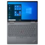Ноутбук ThinkPad X1 Yoga G6 T 14" WUXGA (1920x1200) MT 400N, i5-1130G7 1.8G, 8GB LP4X 4266, 256GB SSD M.2, Intel Iris Xe, WiFi 6, BT, NoWWAN, FPR, IR Cam, 4cell 57Wh, 65W USB-C, Win 10 Pro, 3Y CI, 1.4kg