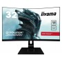 Монитор 31,5" Iiyama G-MASTER GB3266QSU-B1 Изогнутый 1500R 2560х1440@144Гц VA LED 16:9 1ms 2*HDMI 2*DP 2*USB2.0 2*USB3.0 80M:1 3000:1 178/178 400cd HAS Swivel Tilt Speakers Red Eagle