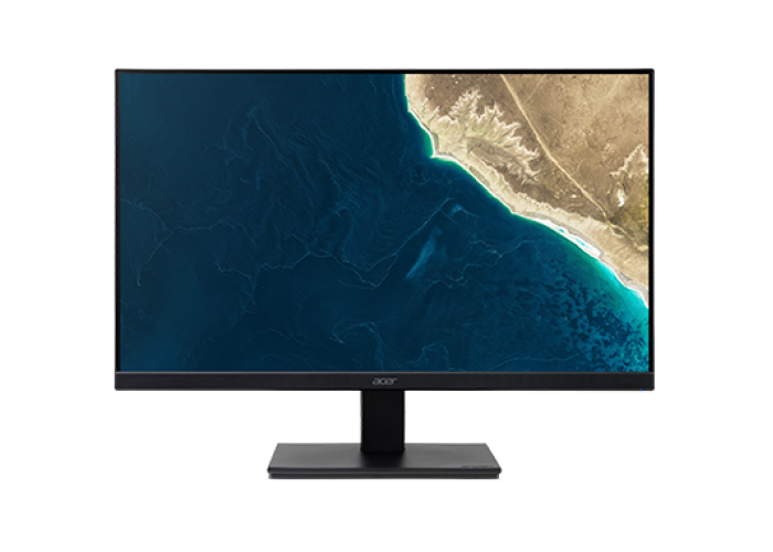 Монитор 21,5" ACER (Ent.) V227Qbip ,    IPS, 1920x1080, 4ms, 178°/178°, 250nits, 75Hz,  VGA + HDMI + DP(1.2), 1000:1,  Black Matt