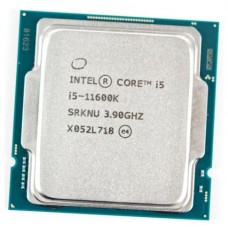 Процессор CPU Intel Core i5-11600K (3.9GHz/12MB/6 cores) LGA1200 BOX, UHD Graphics 750 350MHz, TDP 125W, max 128Gb DDR4-3200,  BX8070811600KSRKNU