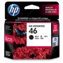 Картридж Cartridge HP №46 для Deskjet Ink Advantage 2020hc Printer / 2520hc AiO, черный