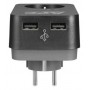 Сетевой фильтр APC Essential SurgeArrest 1 Outlet 2 USB Ports Black 230V Russia