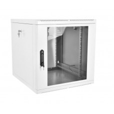  Шкаф телекоммуникационный настенный разборный 12U (600х520) дверь стекло