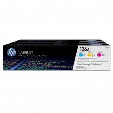 Картридж Cartridge HP 126A для LJ CP1025/175/M275, тройная упаковка (CE311A+CE312A+CE313A)